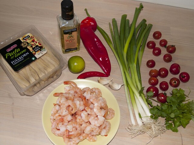 Pasta med Scampi