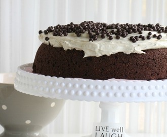 Moist Chocolate Cake  &  Mocca Cream