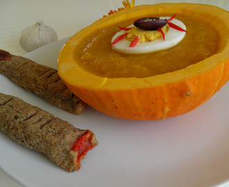 Snart Halloween - Suppe, djevelegg og urtebrød