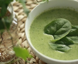 Spinat- og brokkolisuppe