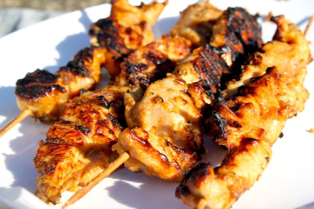 Chicken Satay grillspyd