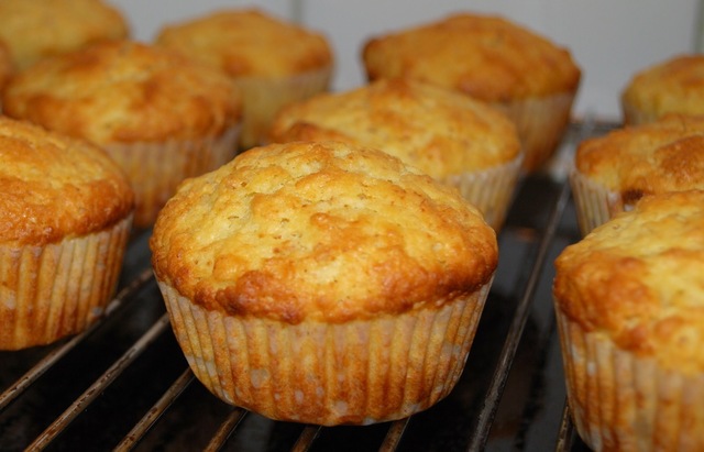 Appelsin og sitronmuffins