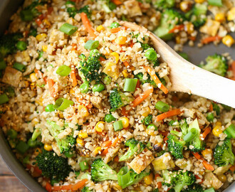 10 Minute Healthy Cauliflower Rice