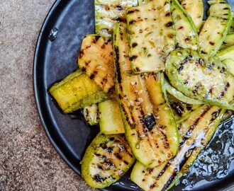 Rosmarinmarinert squash