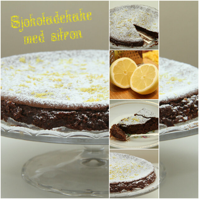 Sjokoladekake med sitron