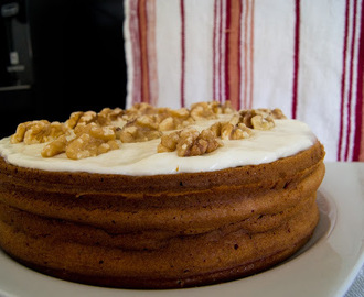 Pumpkin pie cake // Gresskarkake