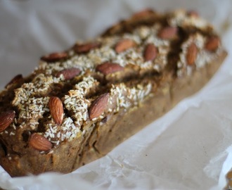 Banan brød m/proteinpulver og kokos