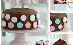 Vintage chocolate cake