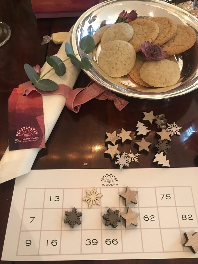 Christmas bingo with Rudolph Care