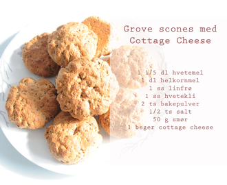 #Oppskrift: Scones med Cottage Cheese