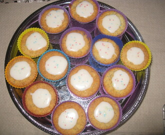 Cupcake med sitron og valmuefrø