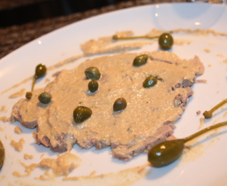 Vitello Tonnato - kalv med tunfisksaus