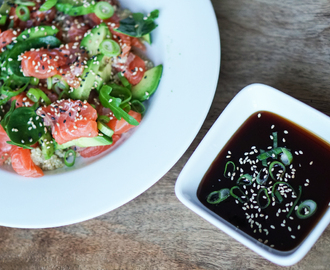 Laksesalat med quinoa