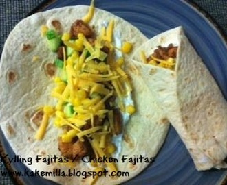 Kylling Fajitas / Chicken Fajitas