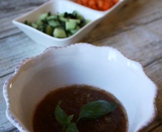 Gazpacho (Spansk, kald grønnsakssuppe)