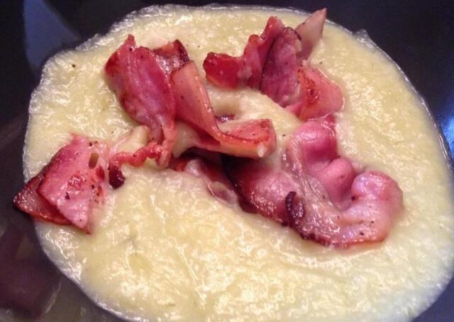 Potetsuppe med bacon