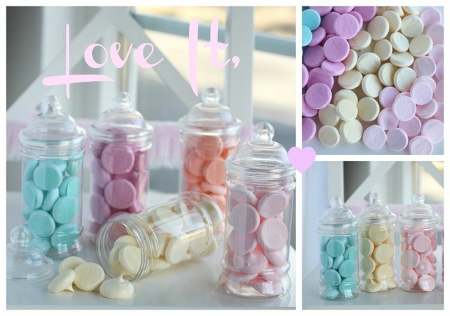 Lovely Pastel Meringue Buttons