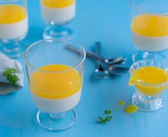 Panna cotta med mangosaus er årets påskedessert