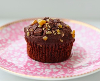 Påskens Sjokolade & Valnøttmuffins (med Appelsin)