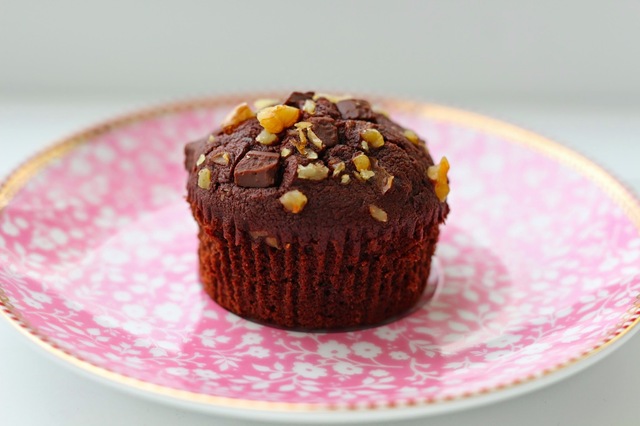 Påskens Sjokolade & Valnøttmuffins (med Appelsin)