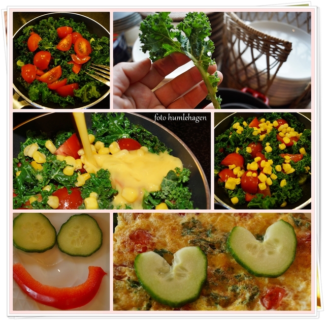 Omelett med grønnsaker