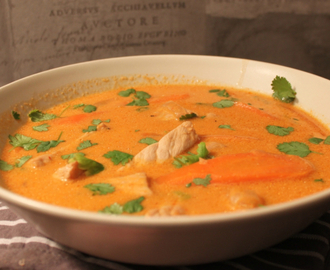 Red curry thaisuppe