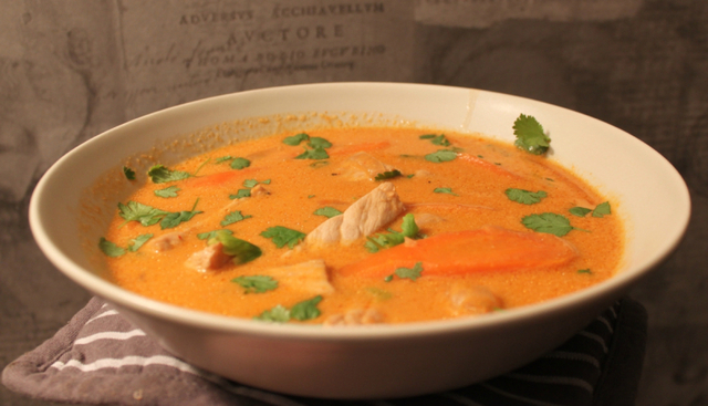 Red curry thaisuppe