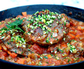 Ossobucco  alla  milanese  med  kje