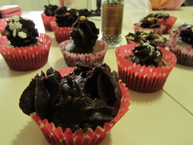 Ingefær og sjokolade cupcakes