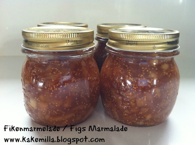Fikenmarmelade til ost / Figs Marmalade for cheese