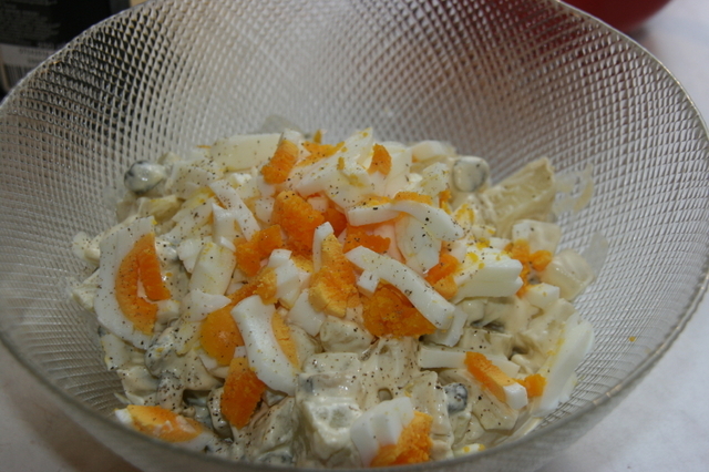 Eggende potetsalat
