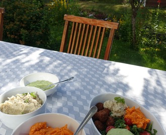 Sunn salat til middag – vegan