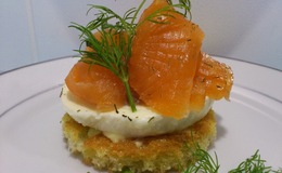 Canape gravlaks