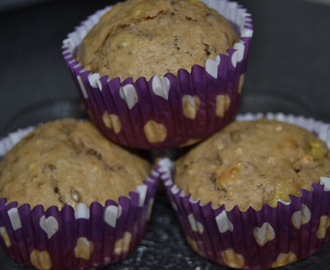 Grove banan-muffins