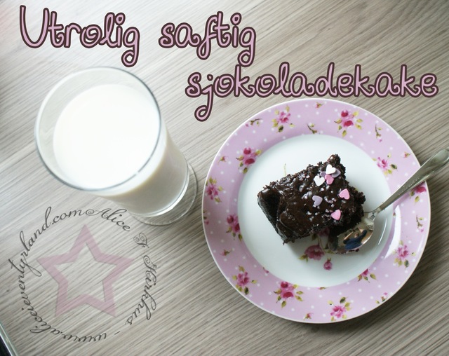 SAFTIG SJOKOLADEKAKE