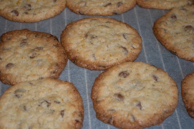 Chocolate Cookies with orange