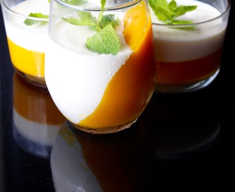 Mango pannacotta