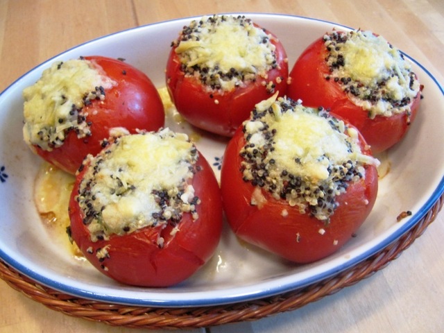 Quinoa-fylte tomater