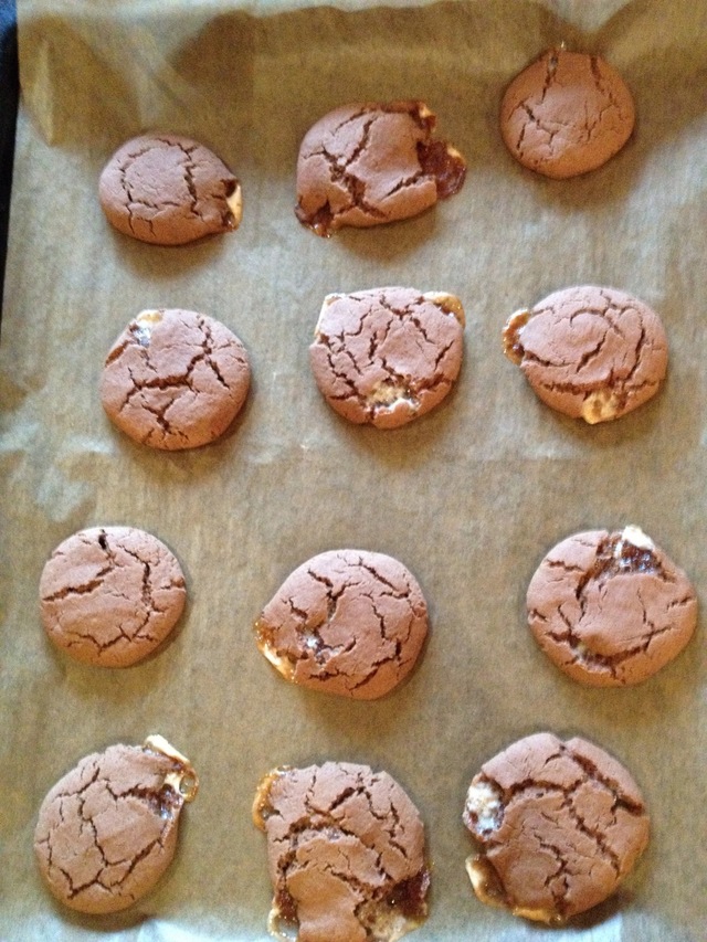 Chocolate-Marsmallow cookies