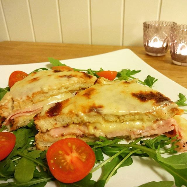 Croque Monsieur ✿ Franske ostesmørbrød