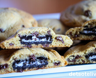 Oreo Stuffed Chocolate Chip Cookies