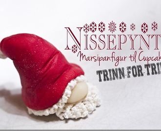 Hvordan lage Nissepynt til Cupcakes {Trinn-for-trinn}