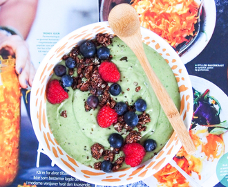 Green vanilla smoothiebowl