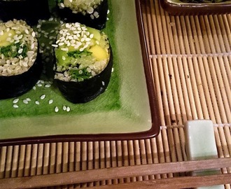 Vegetarsushi med quinoa