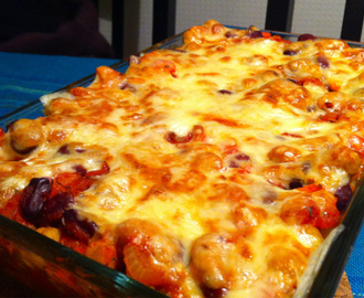 Oppskrift: Rød vegetarlasagne