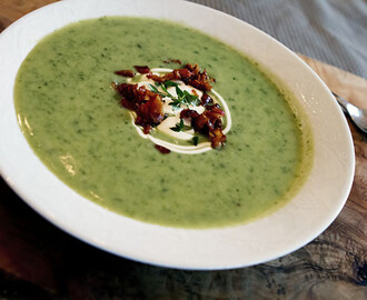 Suppe med potet og ramsløk