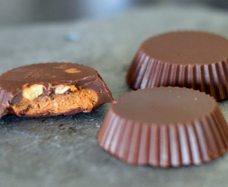 Sukkerfrie crunchy peanut butter cups