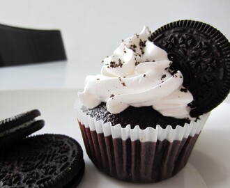 Oreo Cupcakes med Italiensk marengs