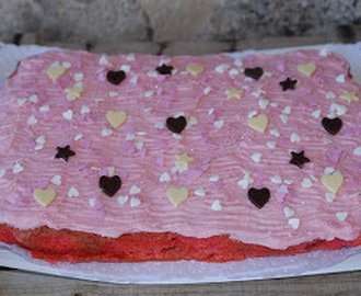 Valentines jordbærkake