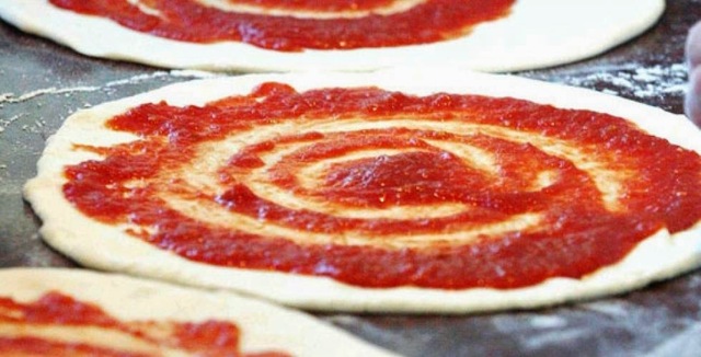 Pizzabunn på italiensk vis
